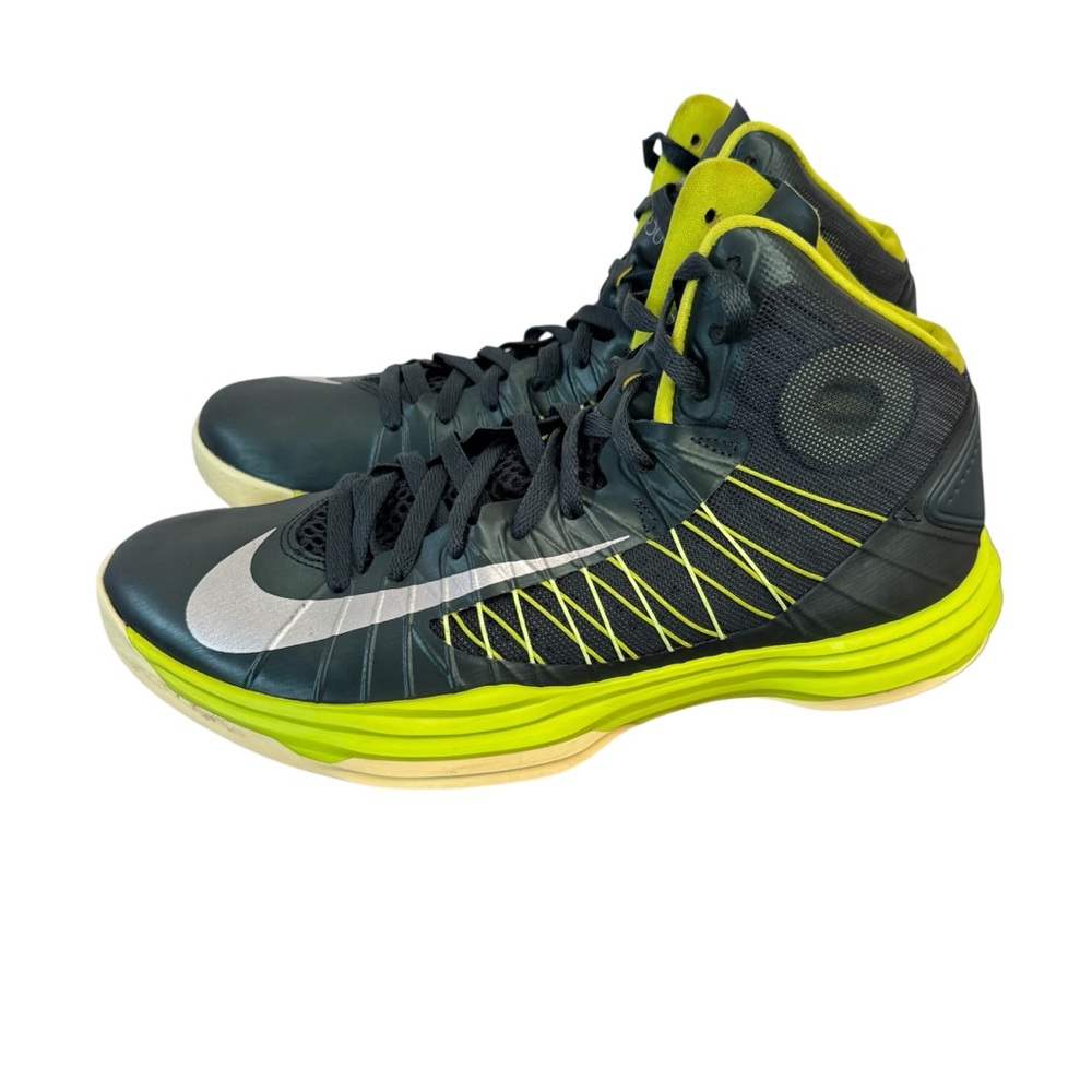 Nike Hyperdunk 2012 Lunarlon Men's Basketball Shoes 524948-300 Blk/Green 12